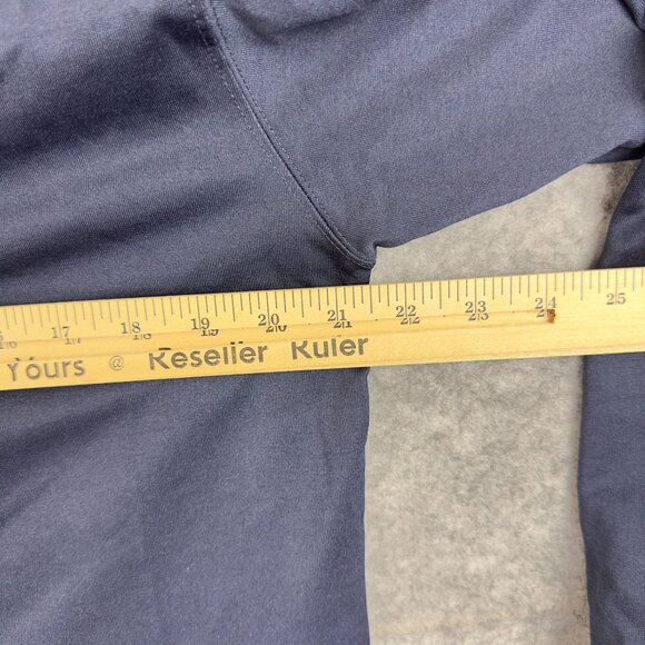 NFL Buffalo Bills Jersey Mens M Navy Blue Embroidered Team Logos Long Sleeve - Picture 7 of 12